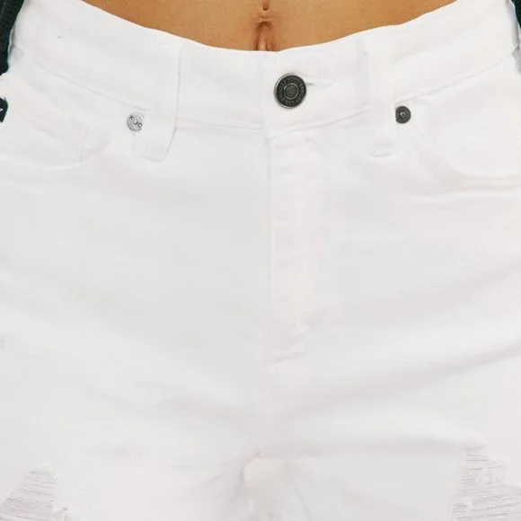 KAN CAN-HAZEL HIGH RISE SHORTS - Picture 6 of 8